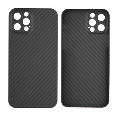 China Real Carbon Fiber Shockproof Carbon Fiber Case for iphone 12 pro 12 max shell iphone 12 mini pro case hole camera anti-drop cover ends for sale