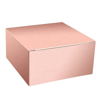 China Small Customized Disposable Cute Biodegradable Rose Gold Beauty Sunglasses Jewelry Hair Flat Ready To Ship Cardboard Shipping Box for sale