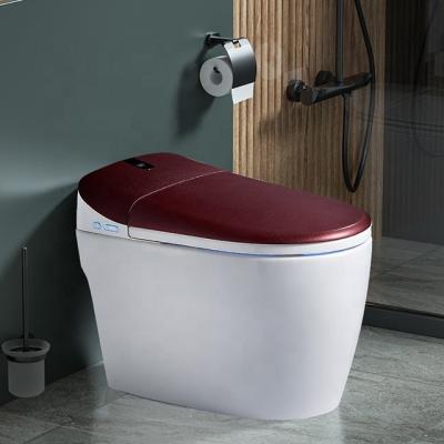 China High-end Automatic Operation Hotel Bathroom Product Flushing Intelligent Automatic Toilet Closestool European One-piece Flush Plumbing Unit for sale