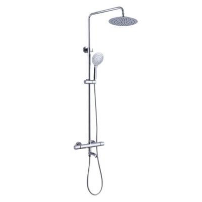 China With Slide Bar Hotel Contemporary High Quality Bathroom Cold Water Rain Waterfall Toilet Room Shower Mixer Set Hot for sale