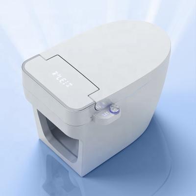 China 8902 Ceramic Smart Auto Smart Automatic Toilet Seat LED Display Bathroom Toilet Bowl Mobile APP Control for sale