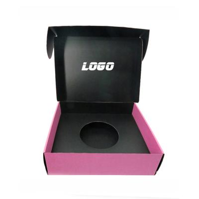 China New Model Recycled Material Customized Matt Lamination Cheap Durable Pink Biodegradable Packaging Large Cardboard Box for sale