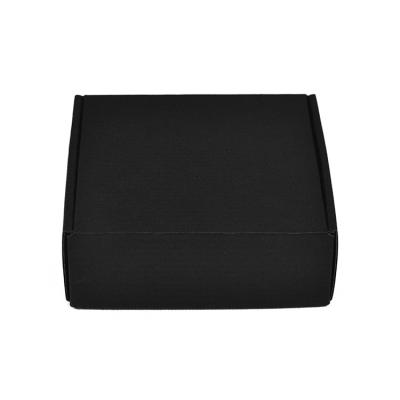 China Eco Friendly Recycled Cube Shape Matte Black Material Hot Cuboid Cardboard Box In New Products With Lid for sale