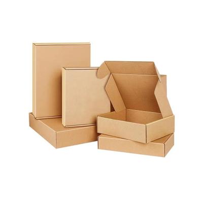 China Factory Material Hot Sales Recycled Brown Kraft Paper Size Easy Tear Durable Custom Durable Corrugated Box for sale