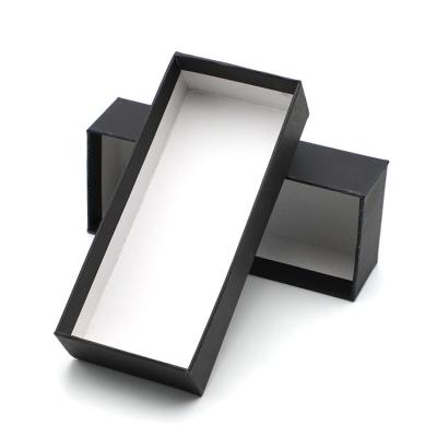 China Hot Selling Product Recycled Material Flatened Matt Lamination Black Flat Bottom Reusable Corrugated Box for sale