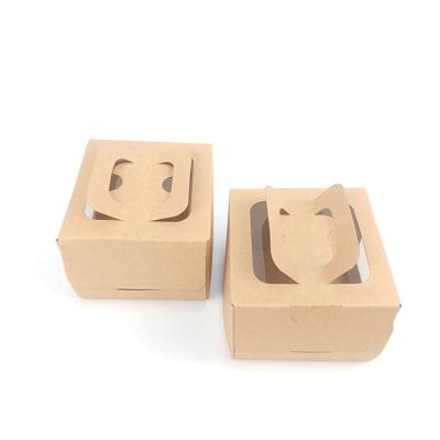 China Best Quality Recycled Transparent Corrugated Paper Material Cardboard Box Packaging Material Promotional Food For Cake for sale