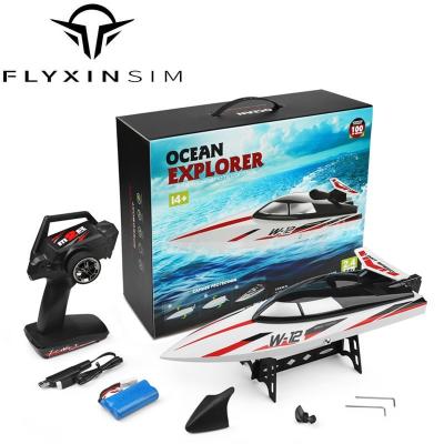 China Flyxinsim WLTOYS WL912-A RC Boat 2.4G Model Electric Radio Remote Control Speedboat Waterproof High Speed ​​Racing Boat for sale