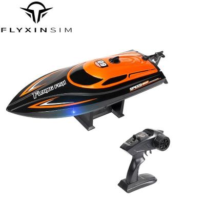 China 2.4GHz Motor and 2.4GHz RC Boats Flyxinsim HJ812 Motor and Boats OEM RC Boat Toys Hobby RC Plastic High Speed ​​Remote Control Boat for sale