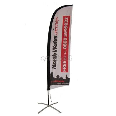 China Marriage favors & 2022 Bridal Party Gifts Outdoor Teardrop Feather Flag Banner For Exhibition for sale