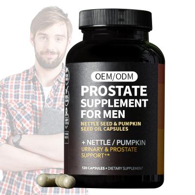 China Maintain Prostate Health Products OEM Best Selling 2023 Urinary And Private Label Maintain Prostate Health Supplement Nettle Seed Pumpkin Seed Oil Capsules for sale