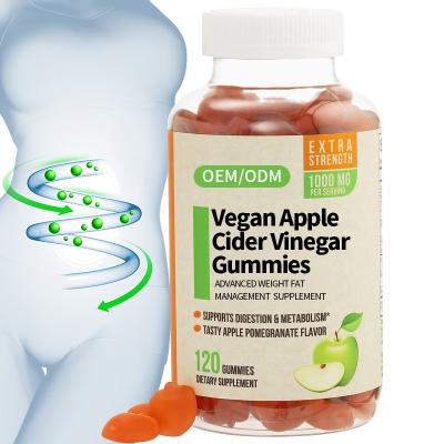 China 2023 Best Selling OEM Private Label Weight Loss Products Wholesale Advanced Weight Management Supplement Vegan Apple Cider Vinegar Gummies for sale