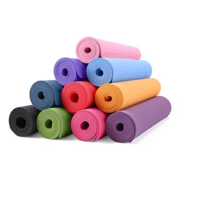 China Jointop Anti Skid Yoga Mat 8mm 10mm Strip Yoga Mat Waterproof Cheap Custom Color Low MOQ Price for sale