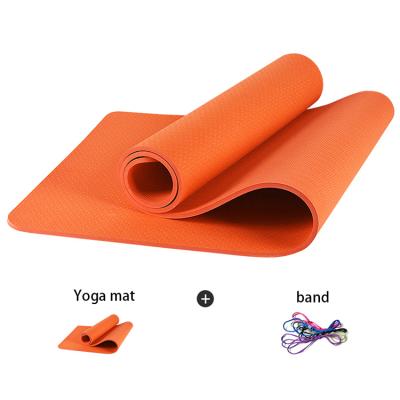 China High Quality And Cheap Waterproof Jointop Can Be Custom LOGO Gold 6mm Strip Yoga Mat Mesh With Yoga Mat Bag for sale