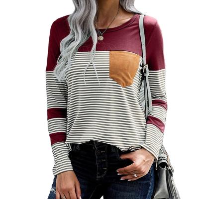 China Long Sale High Quality QUICK DRY Stripe Sleeve T-Shirt Like Hot Cakes for sale