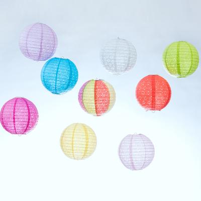 China Europe Home Decor Lantern Leaf Paper Lantern Wedding Party Decoration Beach Birthday Party Lantern for sale