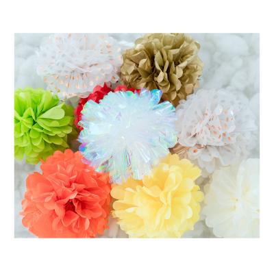 China Europe Factory Wholesale Tissue Paper Flower Balls For Wedding Party Christmas Halloween Decorations for sale