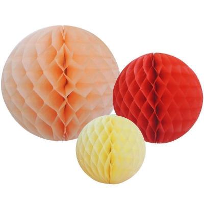 China Paper Honeycomb Balls Open Kits Paper Lantern For Sale Paper Decoration Kit for sale