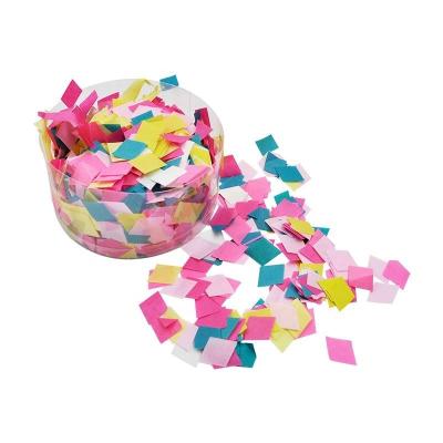 China For All Kinds Of Rhombus Customizable Paper Decoration Paper Confetti Multi Color Party Decoration for sale