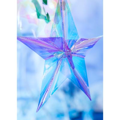 China Decoration Neon Star Window Christmas Party Europe Movie Snowflake Ball Pendant Ornament for sale