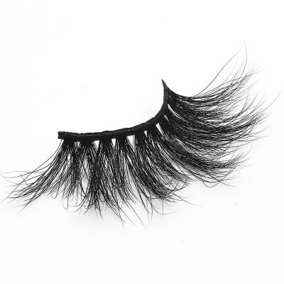 China Natural Soft Natural Soft Customized Package 25MM Mink Lashes 5D Mink Eyelashes for sale