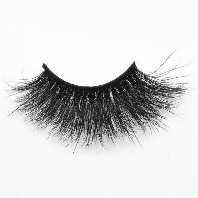 China Custom Packing 25MM Mink Lashes 5D Mink Strip Natural Soft Low Price Eyelash Eyelashes for sale