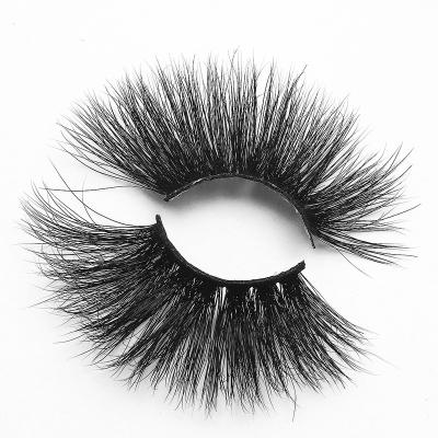 China Customized Box Natural Soft Mink Lashes 5D Mink Strip Eyelashes Wholesale Natural Soft Lashes for sale