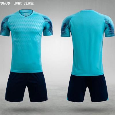 China Quick-drying Hot Selling Free Design Mens Football Sports Suits Jersey Line Uniform for sale