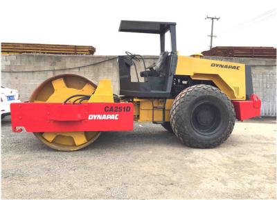 China Used Dynapac CA251D Vibratory Smooth Drum Roller With Strong Power And Good Condition for sale