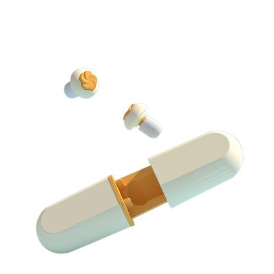 China Custom BNRU Logo Soundproof Sleeping Earplugs Safety Noise Canceling Sponge Foam Shooting Ear Plugs F037 for sale