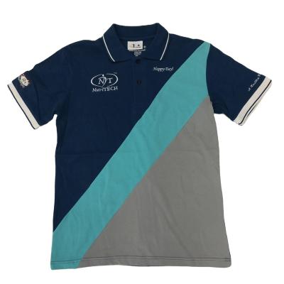 China Custom Wholesale High Quality QUICK DRY 100% Logo Embroidery Cotton Solid Color QUICK DRY Polo Shirts for sale