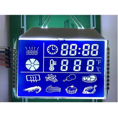 China Grafische LCD-schermmmodule met inhoud 8 cijfers 2 radixpunt 56 instructies Te koop