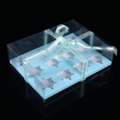 China food & Drink Packaging Wholesale Baking Packaging Box Cupcake Muffin Insert Boxes for sale