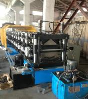 China 10-12m/min 7.5Kw Double Layer Ridge Cap Roll Forming Machine 16 Station Upper And Down for sale