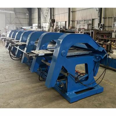 China CNC Control Metal PPGI Slitting Machine Gutter Ridge Roof Panel Folding Bending for sale