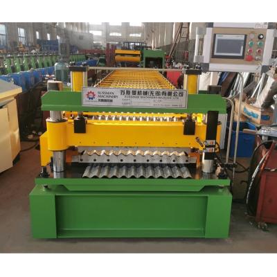 China Nu - Wave Corrugated Roof Panel Roll Forming Machine 0.3mm - 0.8mm 36 Inches for sale