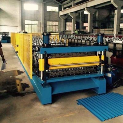 China PV4 And PV6 Roof Sheet Panel Machine PPGI Prepainted Double Layer 0.8mm for sale