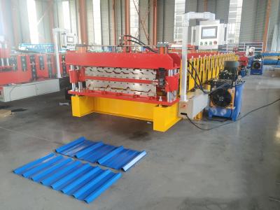 Cina Doppia strato di pannello di tetto pannello di parete roll forming machine 0,3-0,8 mm acciaio galvanizzato in vendita