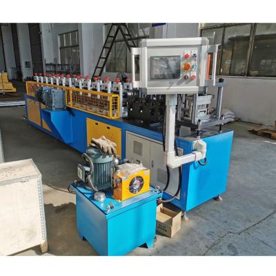 China Chile Popular Galvanized Steel Rolling Metal Shutter Door Slat Roll Forming Machine With Perforated Holes for sale