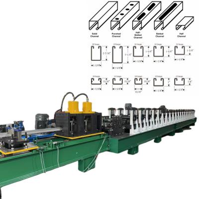 Κίνα 1.5-2.5mm από ανοξείδωτο χάλυβα Ηλιακό πάνελ Υποστήριξη Unistrut Roll Forming Machine προς πώληση