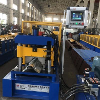 China 0.42mm galvanisierten Stahl-Welle Ridge Cap Roll Forming Machines Φ70mm zu verkaufen