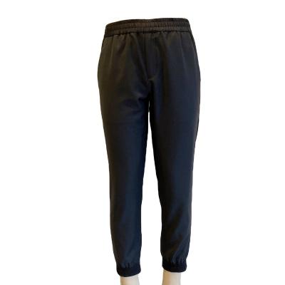 China High Quality Wrinkle Resistant Black Male Trousers Solid Color Woolen Men Trousers Casual Pants for sale