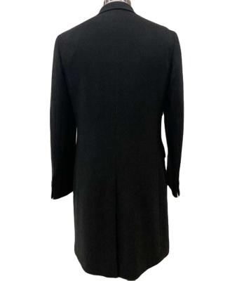 China New Design Winter V-neck Ditch Overcoat Comfortable Cozy Cashmere Wool Coats for sale