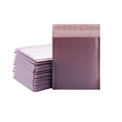 China Eco-friendly Customized Recyclable Customize Strong Adhesive Purple Mailer Airbags Packing Tear Proof Bubble Padded Mailing Envelope for sale