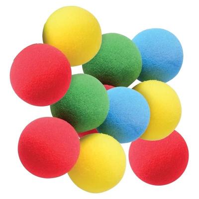 China Toy Bulk Soft Light Weight Sponge Foam Balls For Carnival Toss Play Birthday Gifts Enjoyed By Kids All Ages for sale