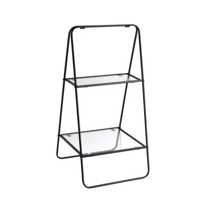 China Modern K&B Sustainable Kitchen Bathroom Metal 2 Tier Home Storage Rack For Home Decor for sale