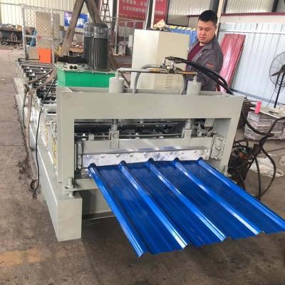 China Chinese Hot Sale Automatic Building Material Color Steel Roof And Floor Roof Tile Making Machine for sale