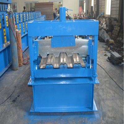 China Building Material Shops 688 Steel Structure Metal Deck Roll Forming Machine Floor Decking Steel Galvanized Floor Decking Roll Forming Machine for sale