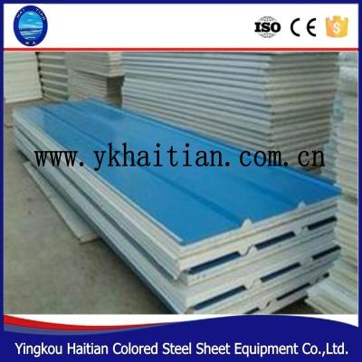 China Fabricated Wholesale Low Price Steel House Roof EPS Insulated Sandwich Panel , EPS Sandwich Wall Panel for sale