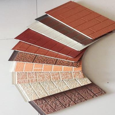 China Eco-Friendly Decorative Metal Siding Panel PU Sandwich Panels Heat Insulation Powerful Exterior Wall for sale