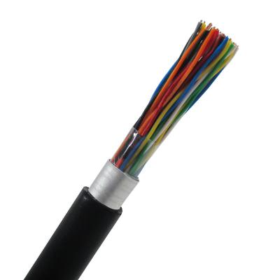 China 10/16/20/25/30/50/100/200 Hot-selling high quality copper clad copper wire telephone cable underground communication cable pair for sale